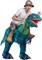 GOOSH Inflatable Dinosaur Costume for Kids and Adults Halloween Costumes